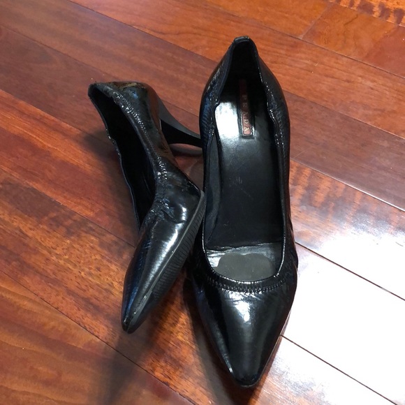 Prada Shoes - Vintage Prada Patent leather Heels